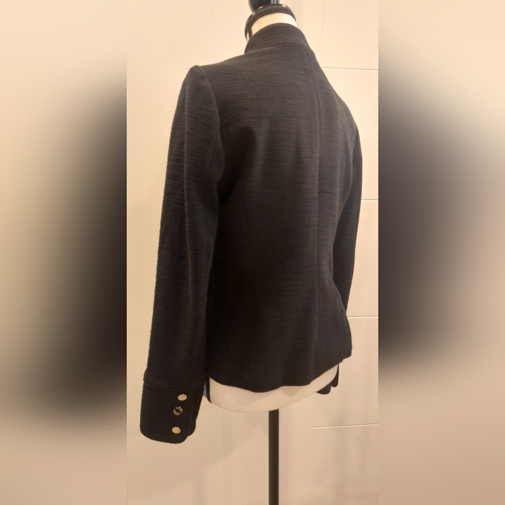 DKNY Black Blazer with Gold Accents - Picture 7 of 11